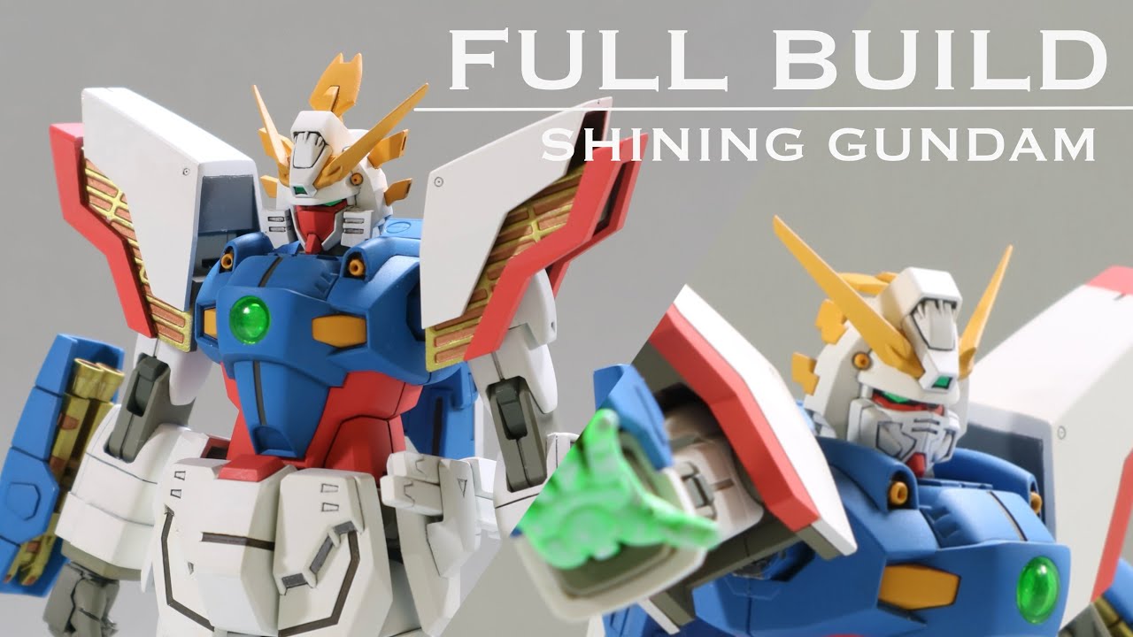 【ガンプラサクッと制作】HGシャイニングガンダム で世界に挑みたい。
