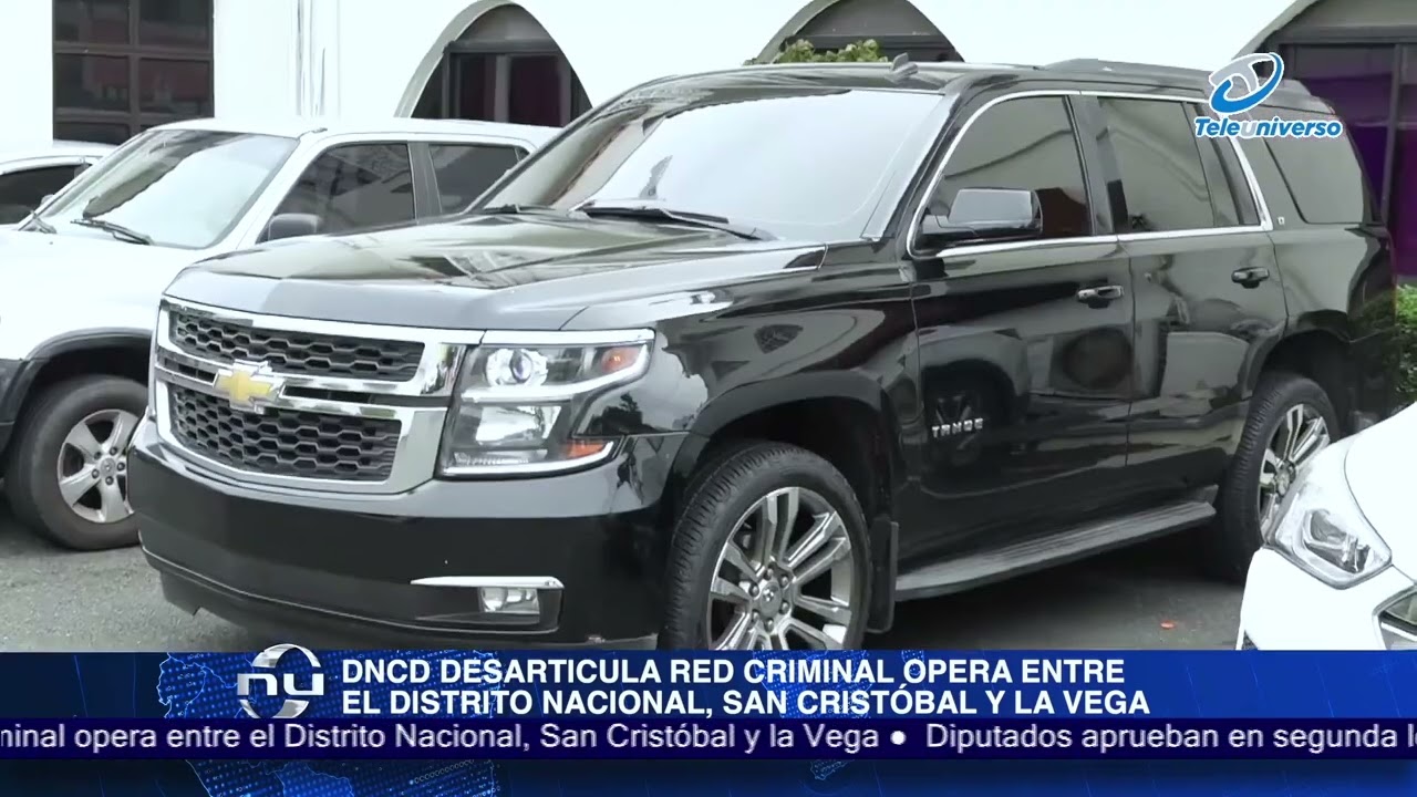 DNCD desarticula red criminal opera entre el Distrito Nacional, San Cristóbal y la Vega
