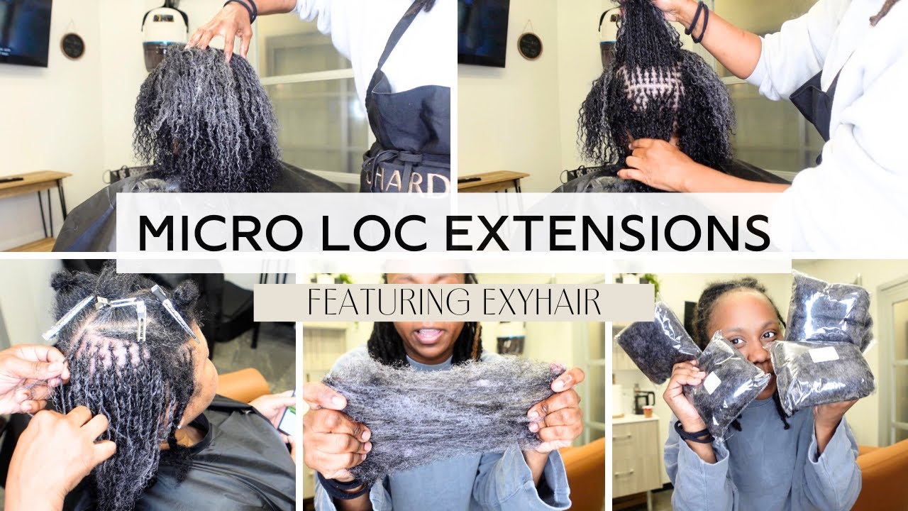 Учебное пособие по наращиванию Micro Loc с EXYHAIR | Установка натуральных волос