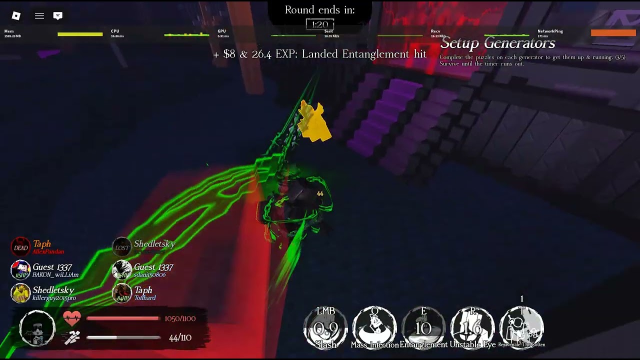 Forsaken Hacklord 1x1x1x1 gameplay