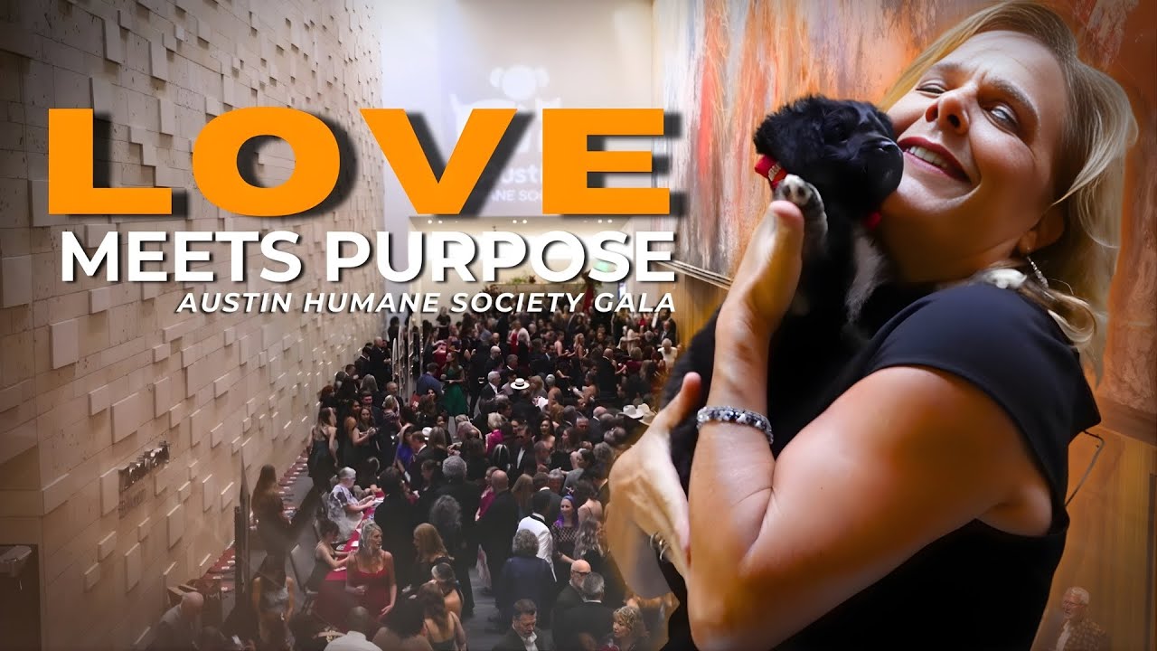 Dogs Walk the Red Carpet at Austin Humane Society Gala with Nicole Cooper