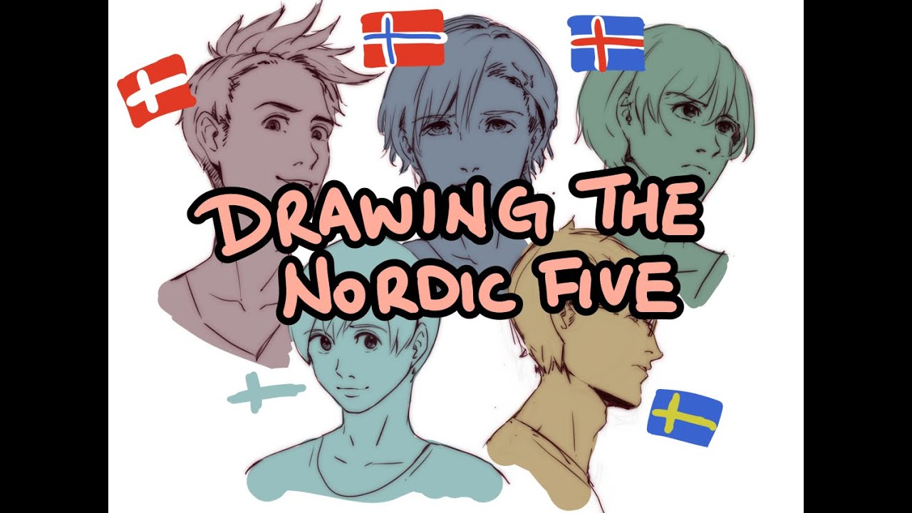 How to Draw the Nordic Five (Hetalia)