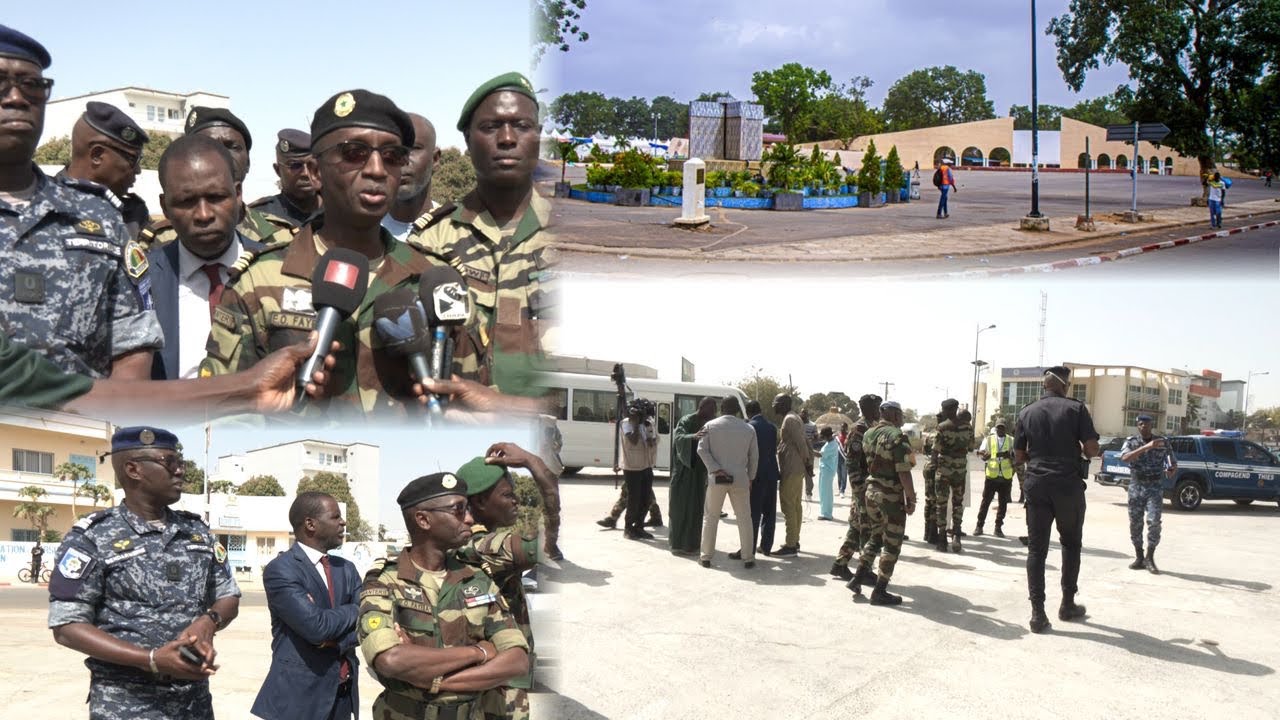 PREMIERE VISITE DU COMMANDANT ZONE 7 ELHADJI OMAR FAYE DANS LE CADRE DE LA FETE  L INDEPENDANCE A TH