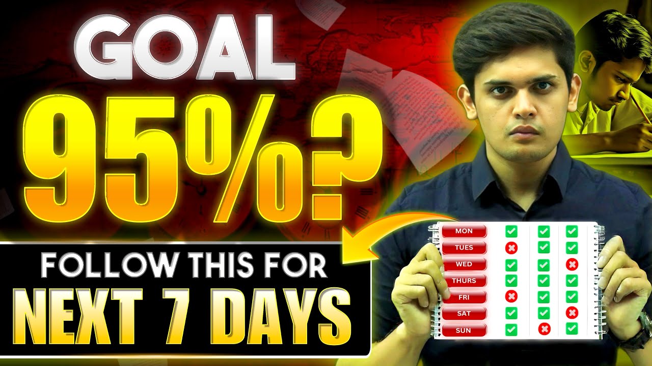 Follow this for Next 7 Days🔥| Strong Motivational Video| Class 9th/ 10th| Prashant Kirad