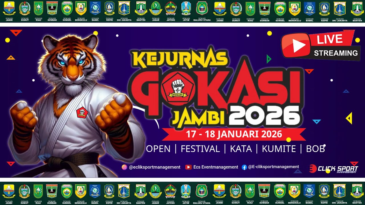 DAY 1 | TATAMI 2 | KEJUARAAN NASIONAL GOKASI TAHUN 2026 | DI PROVINSI JAMBI | 17-18 JANUARI 2026