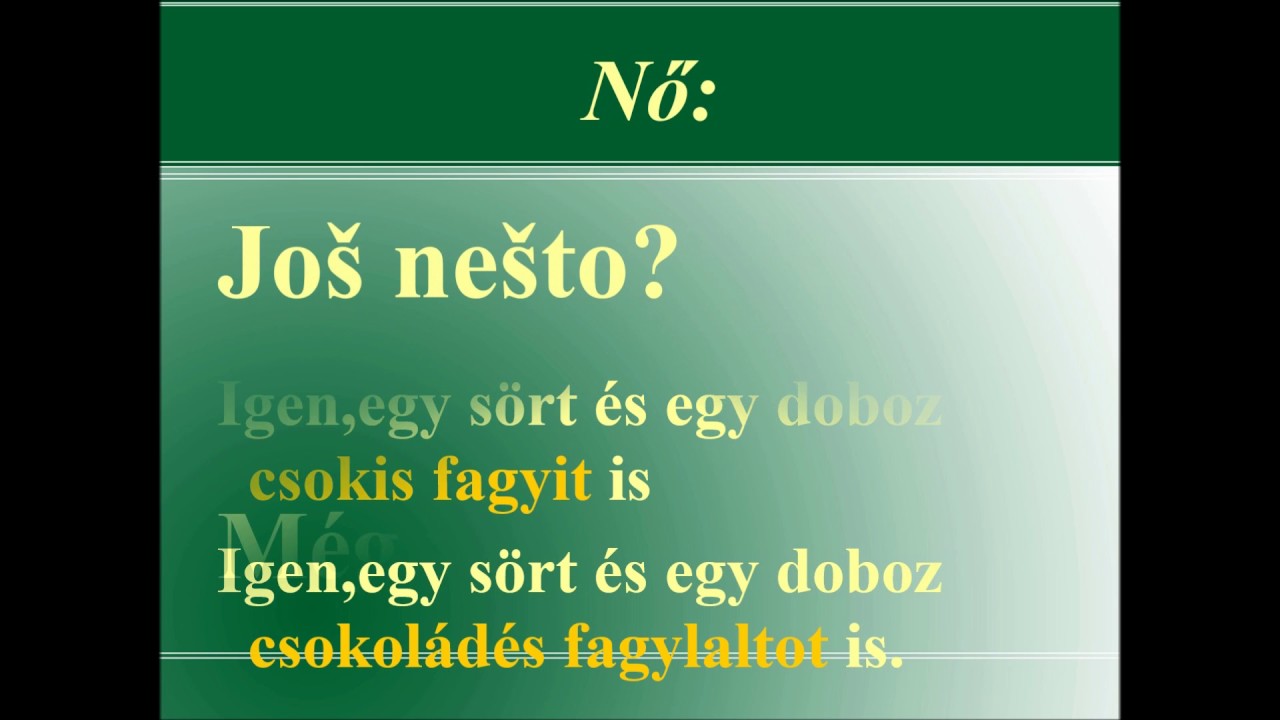 Učimo mađarski jezik - U prodavnici 2. Deo
