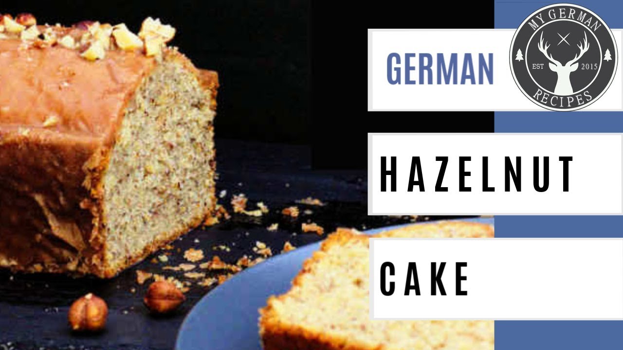 German Hazelnut Cake - Nusskuchen ✪ MyGerman.Recipes