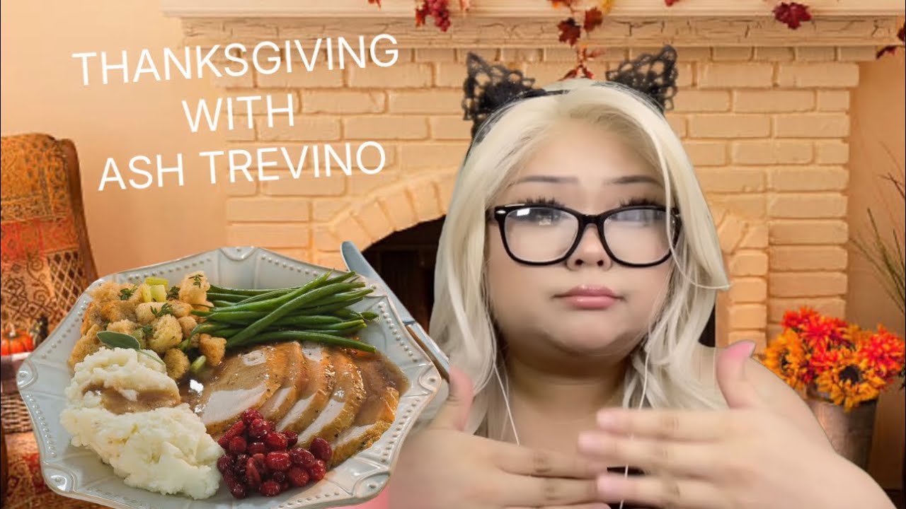 ASMR pov ash trevino RUINS your thanksgiving dinner (realistic)(mukbang) 🦃🍗
