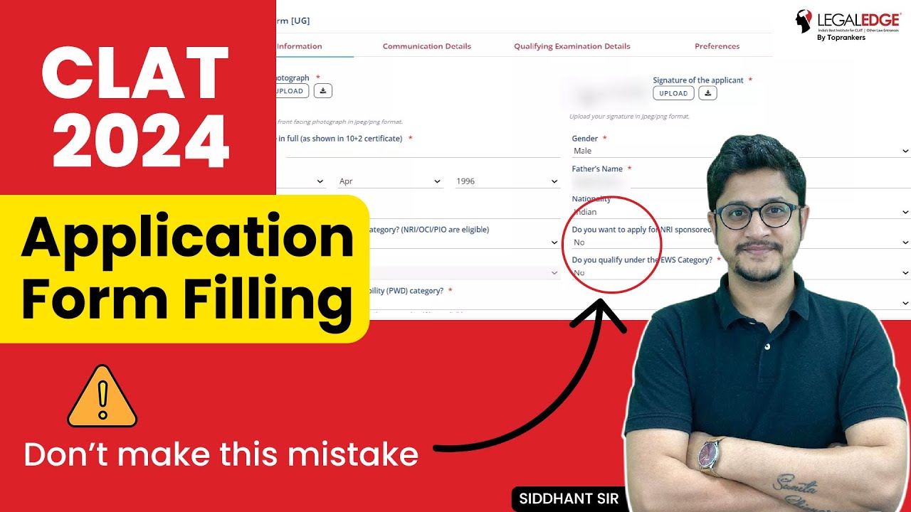 CLAT 2024 Application Form | How to fill CLAT 2024 Application Form (Step by Step Process)