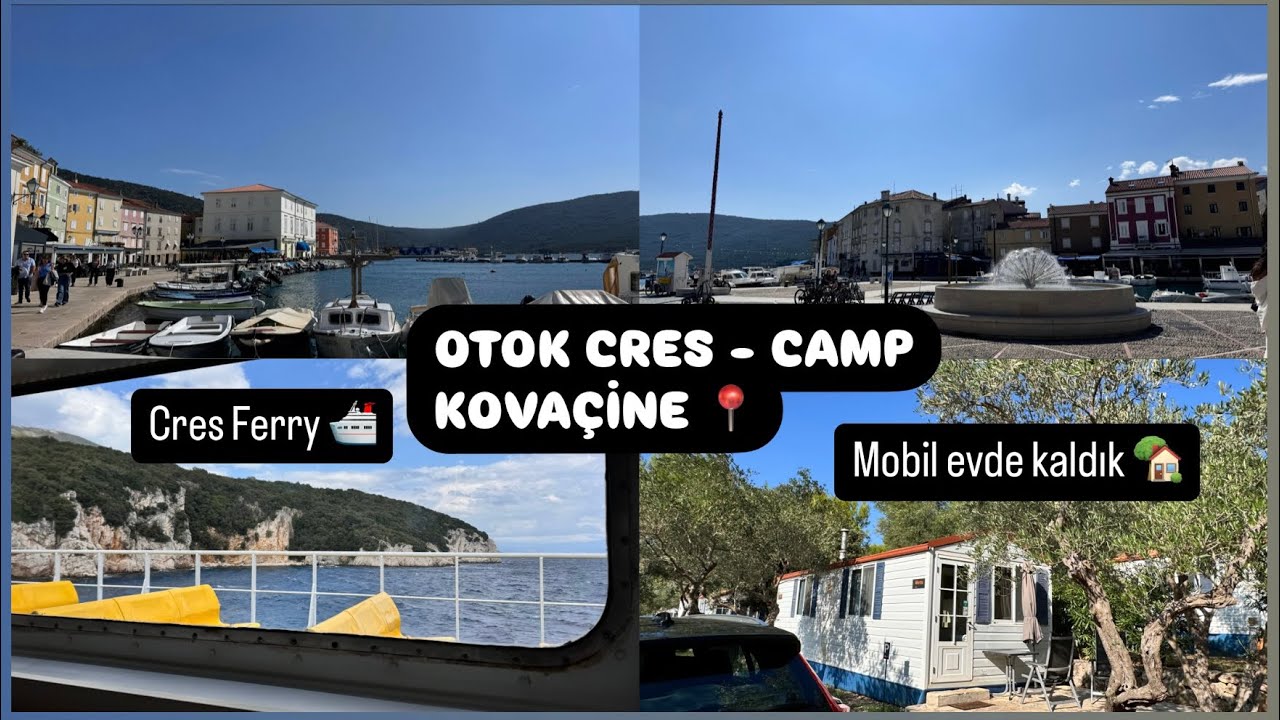 CROTİA 🇭🇷 Kamp Kovaçine 📍 Mobil evde kaldık . Tatil Vlogları Devam Ediyor 💖