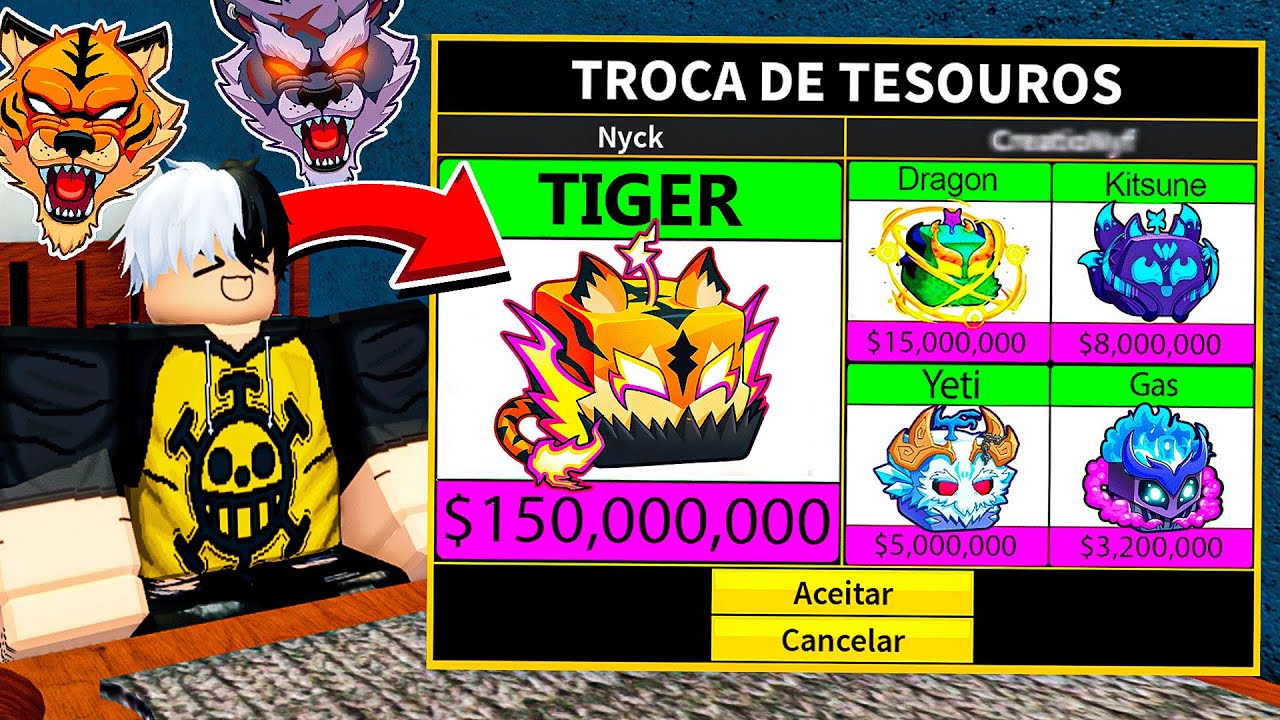 OQ OFERECEM NA TIGER do BLOX FRUITS?? (LEOPARD REWORK)