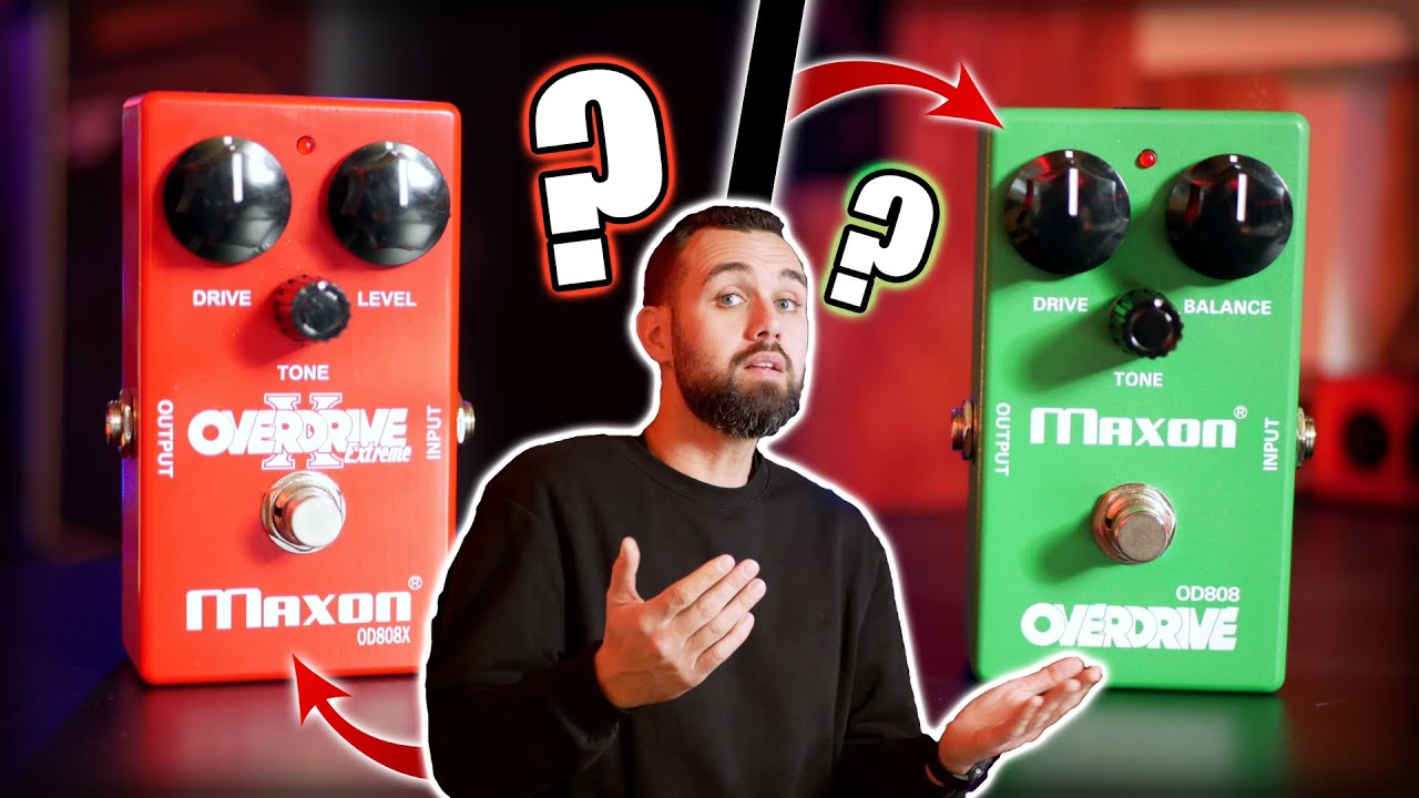 L’indémodable MAXON OD808 VS sa version EXTRÊME : quelle est la meilleure « TUBE SCREAMER » ?