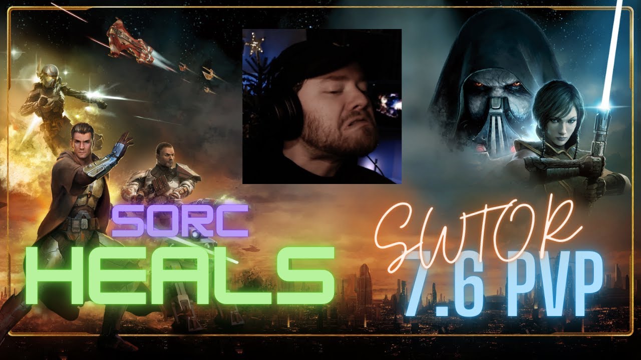 SWTOR 7.6 Satele Shan PvP Corruption Sorcerer HEALER PoV (Voidstar, Civil War, Hypergate)