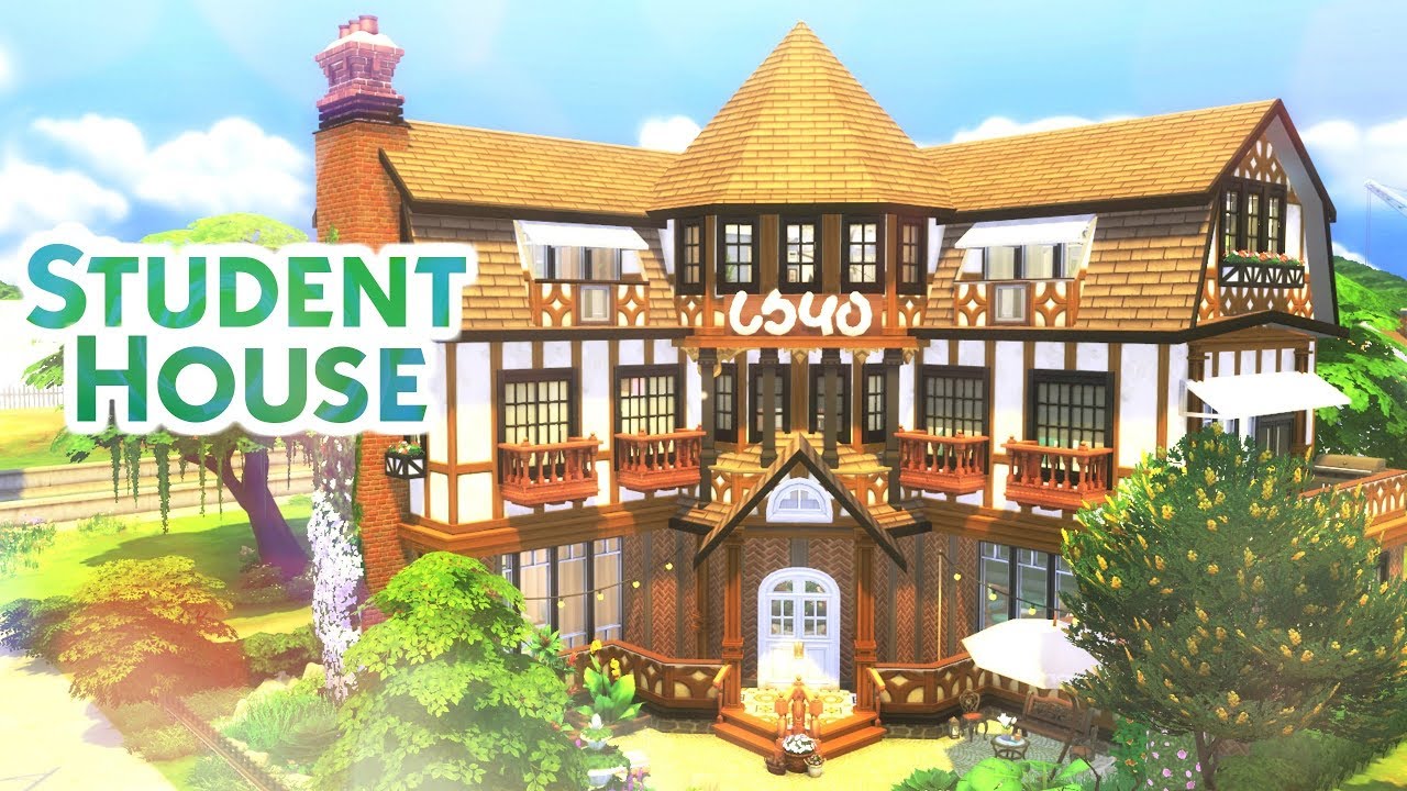 STUDENT HOUSE | Sims 4 Speed Build