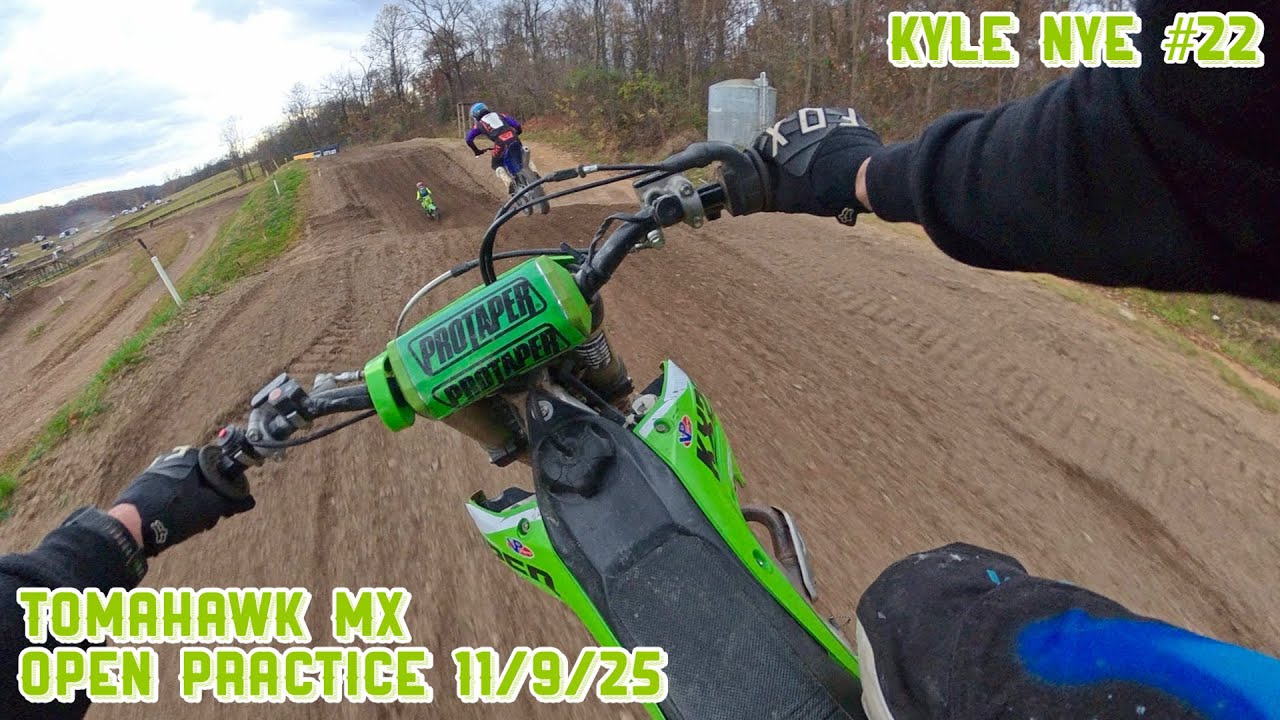 Open Practice @ Tomahawk MX Park 11/9/25 - 2023 KX250 [ Kyle Nye # 22 ]