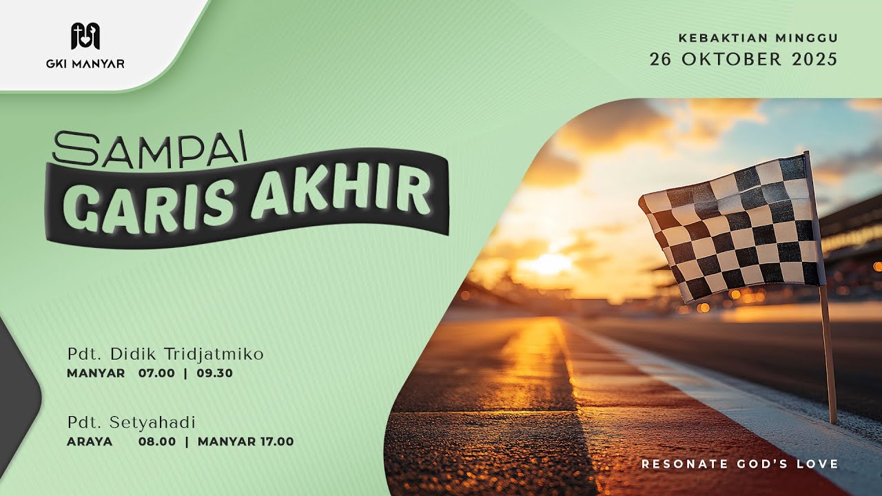 Kebaktian Minggu GKI Manyar, 26 Oktober 2025 // 🔴 ONSITE & ONLINE
