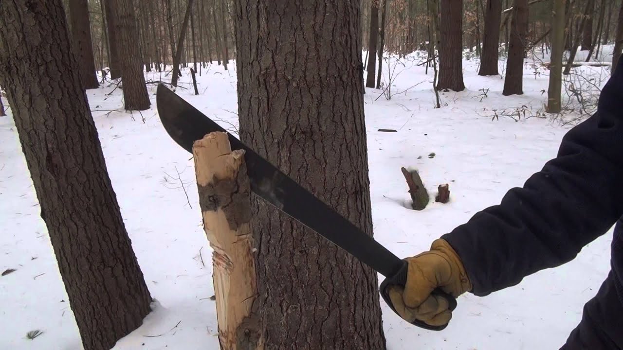 Мачете Ontario Field Machete 18 дюймов — Тест