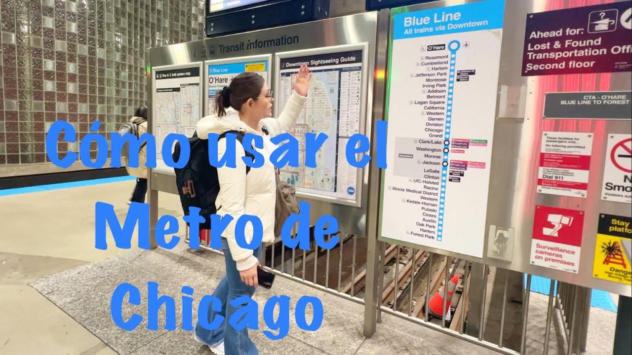 Chicago | Cómo ir del Aeropuerto al Downton | Por sólo 5 dólares PP #travel #chicagotravel #viajes