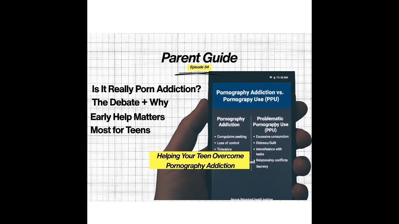Episode 34: Porn Addiction or Problematic Use? The Truth Parents Need + Why Acting Early Changes