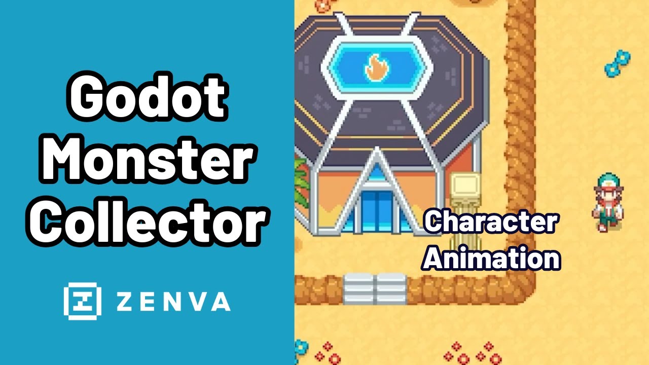 Godot Monster Collector: Анимация персонажей