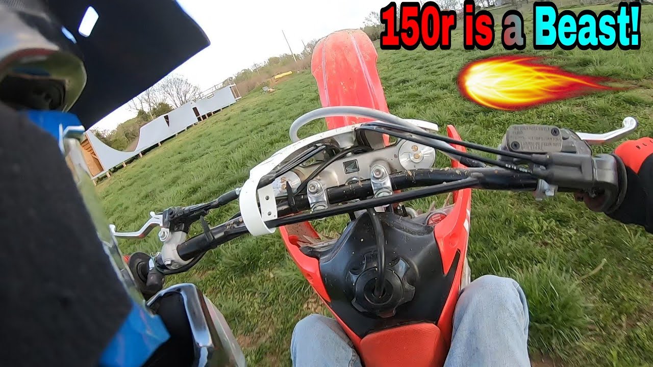 CRF150r First Ride