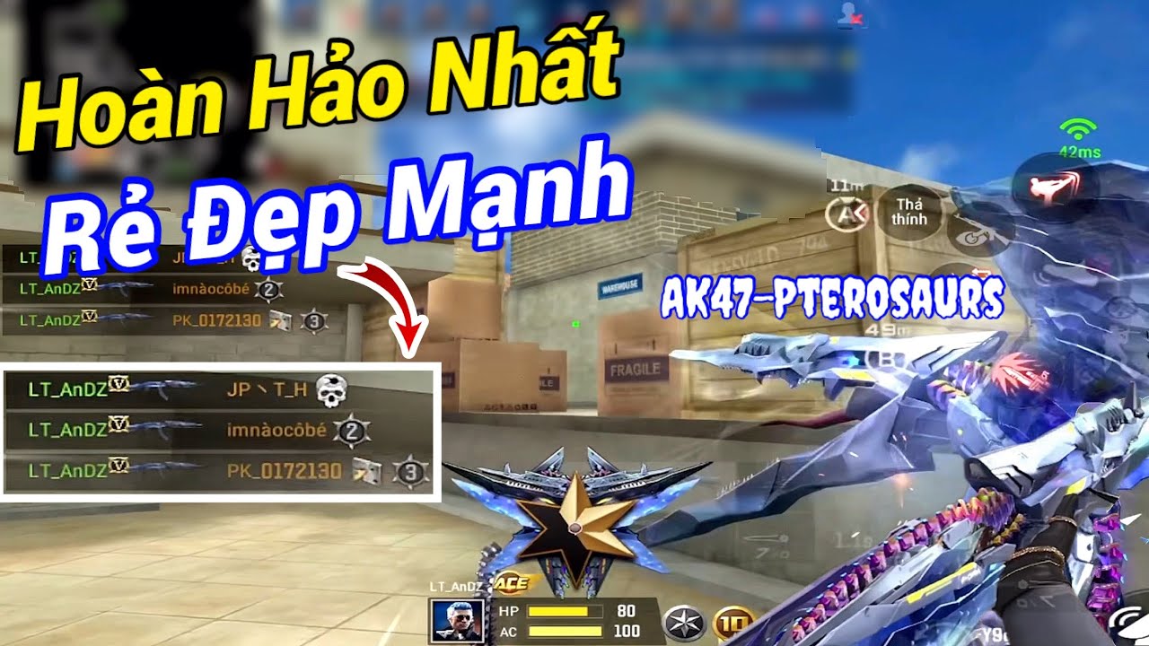CF LEGENDS | Trên Tay Full SET AK47 Pterosaurs - Rẻ,Mạnh,Đẹp Nhất Game 😍