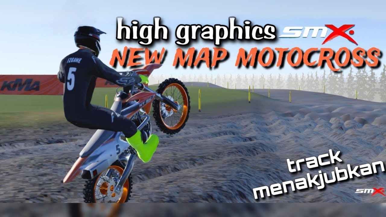 coba testing circuit baru Evergreen MX😱😱game motocross android SMX supermoto vs motocross