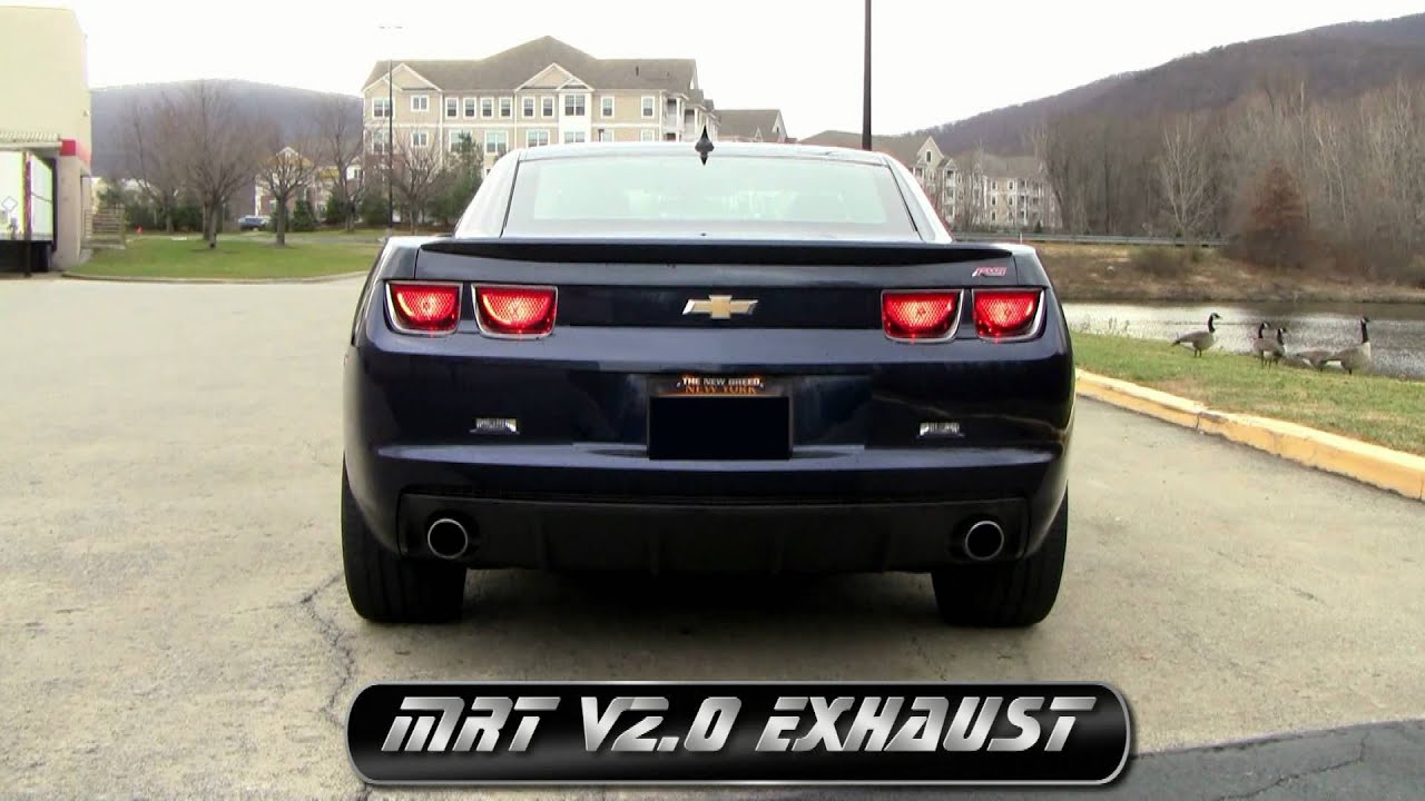 2010 Camaro RS V6 Before and After Exhuast