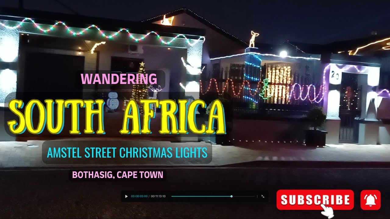🎄 Exploring the Christmas Lights on Amstel Street, Bothasig ✨🎅 2025