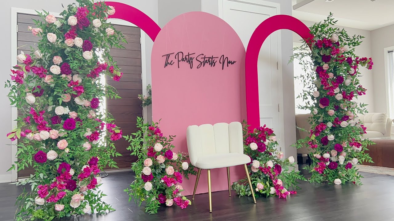 DIY- How to stitch cover for open arch Diy- Floral Arch