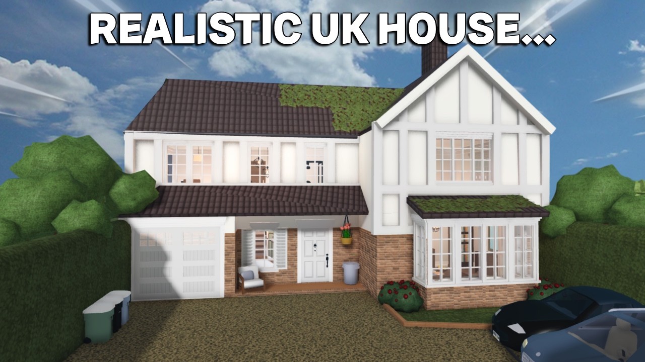 I BUILT A REAL UK HOUSE IN BLOXBURG