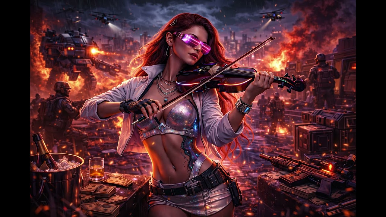 The Violin Girl Hiphop – She Rewrote the Night 🌙💥