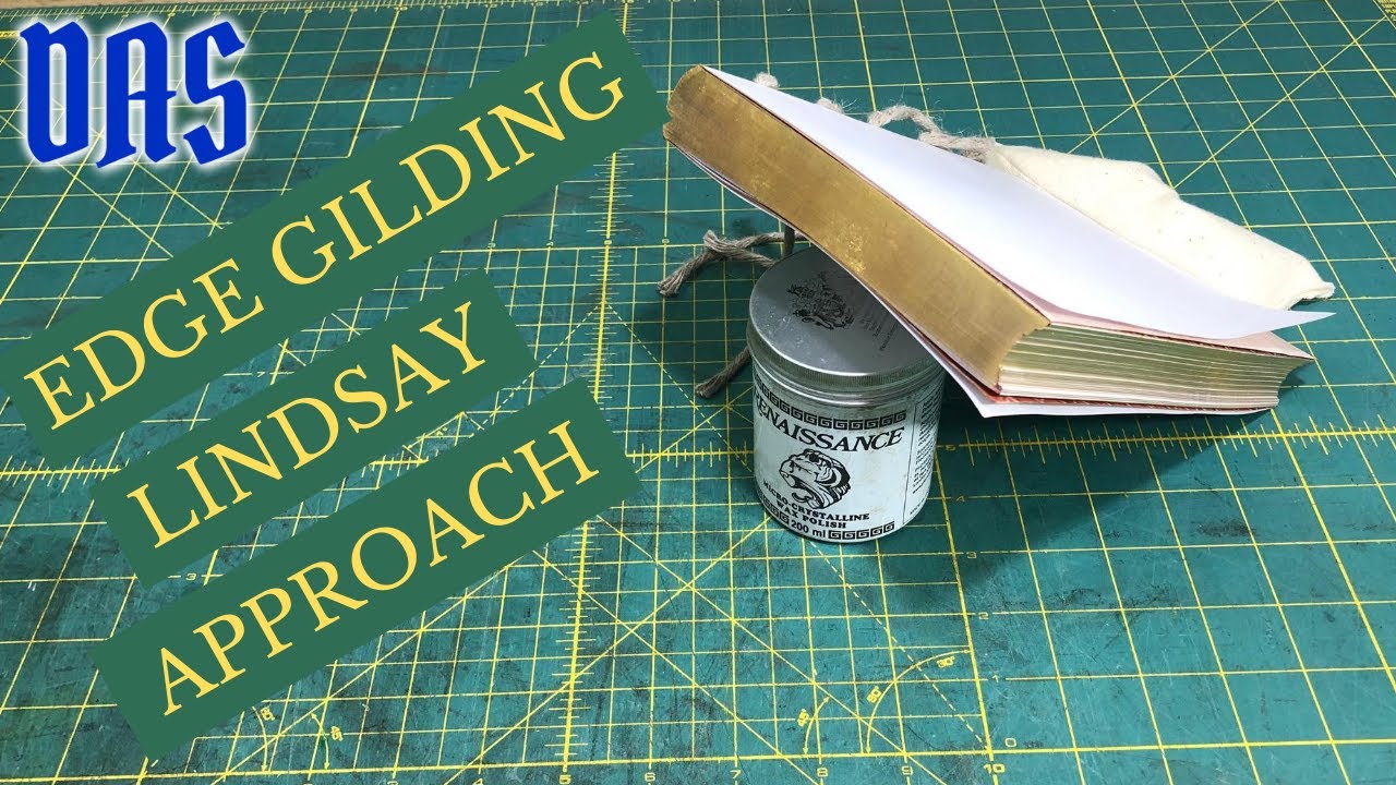 Edge Gilding; Jen Lindsay Approach // Adventures in Bookbinding