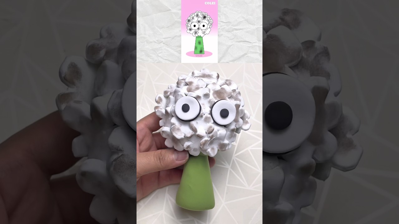 I made SprunkinOC Larry phase 4 out of clay @Colzi #sprunkioc #clayart #toys #satisfying #diy