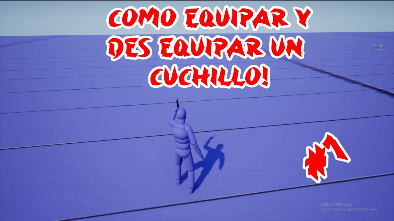 UE5| ALSv4 Como Equipar y Des equipar un cuchillo