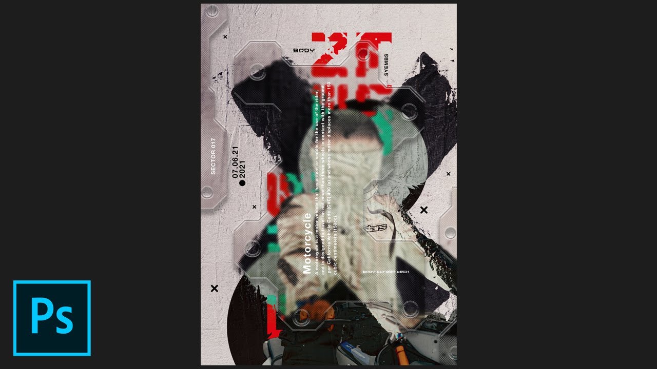 Scifi Poster Design - Tutorial Photoshop CC 2021