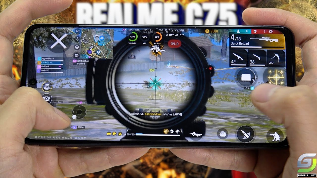 Realme C75 test game Free Fire | Helio G92 Max