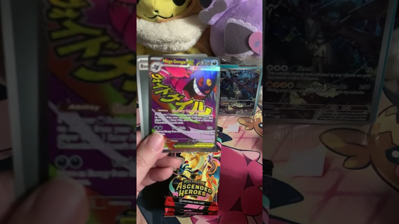 Opening Ascended Heroes ETB and Phantasmal Flames booster bundle 