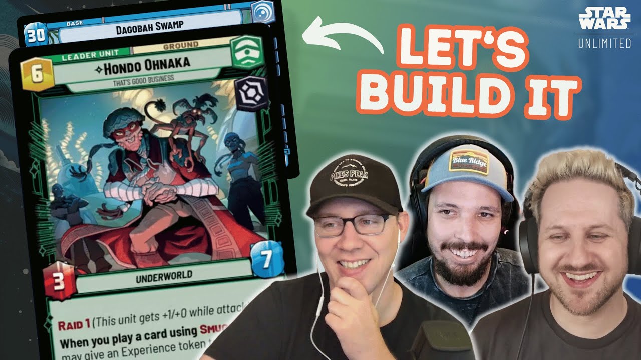 💥 Let's Build A Hondo Ohnaka Deck!! - Star Wars: Unlimited Deck Tech