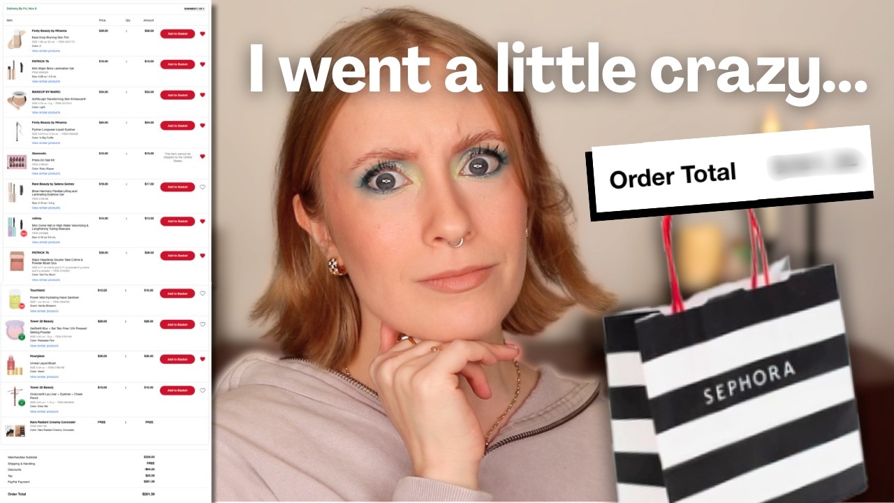 В прошлом году я немного сошла с ума в Sephora... что я купила год спустя