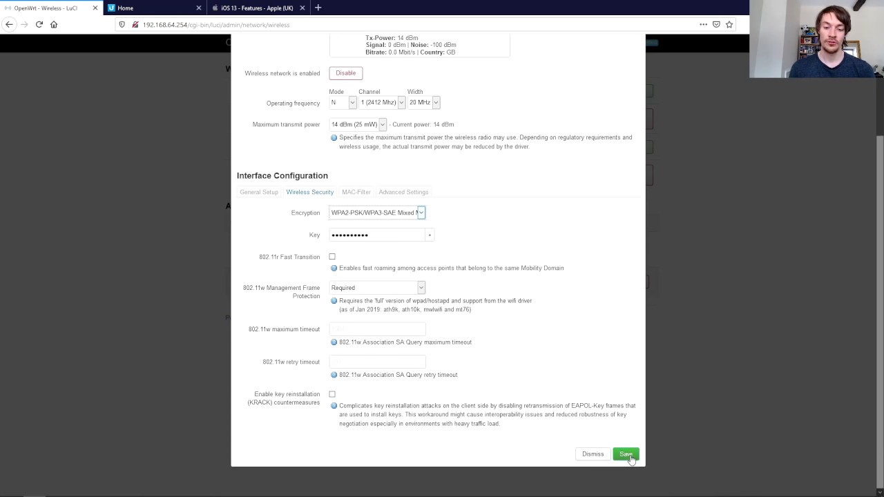 How to setup WPA3 | OpenWrt 19.07.3