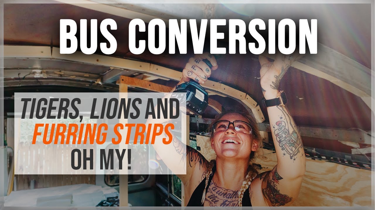 BUS CONVERSION FURRING STRIPS - VLOG 3