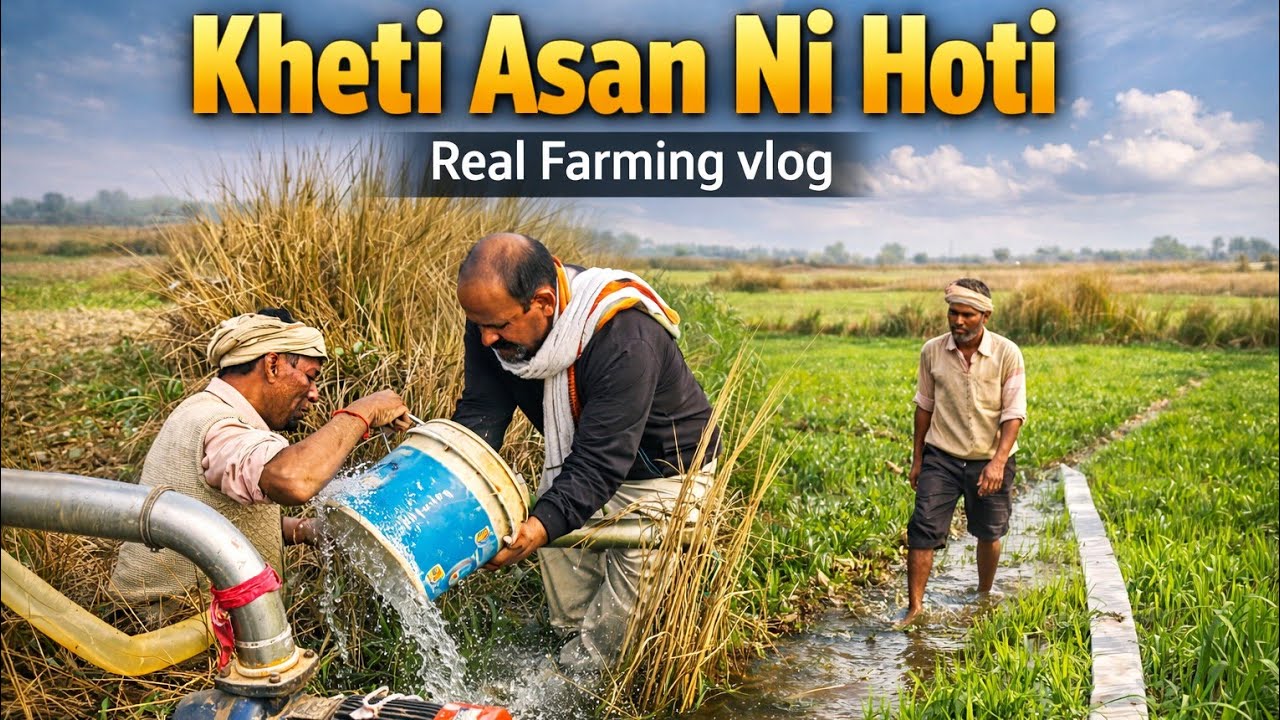 Khait Mein Pani Chalana Itna Mushkil? 😳 Real Village Farming Life