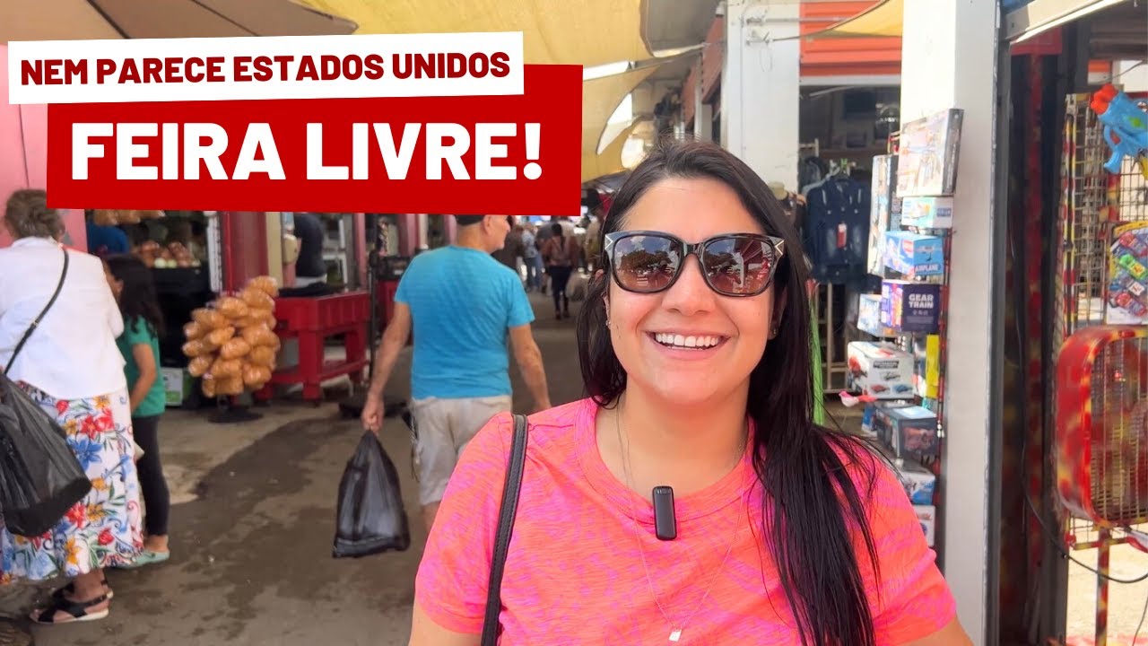 NOS ESTADOS UNIDOS TEM FEIRA! ACHAMOS UMA FEIRA DE RUA PERTO DE MIAMI E LEMBRA O BRASIL!
