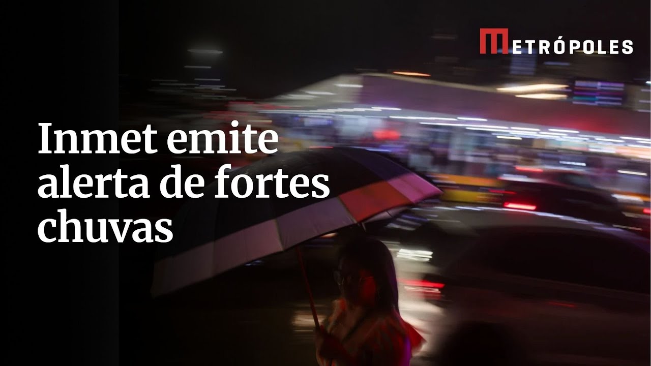 Inmet emite alerta de fortes chuvas para boa parte do pa&iacute;s