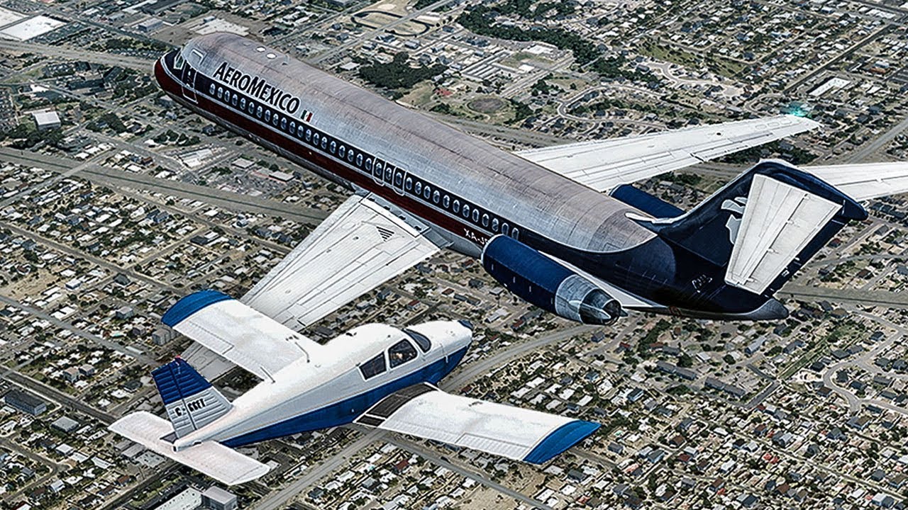 Avión de Aeroméxico se Estrella en Los Angeles | Colisión Antes de Aterrizar