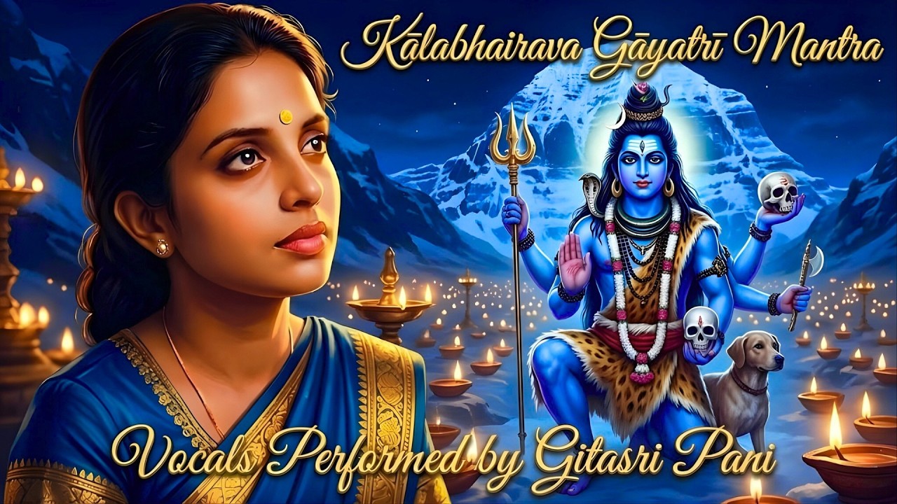 Kāla Bhairava Gayatri Mantra | Midnight Shiva Chant to Destroy Karma | Mahashivratri | Gitasri Pani