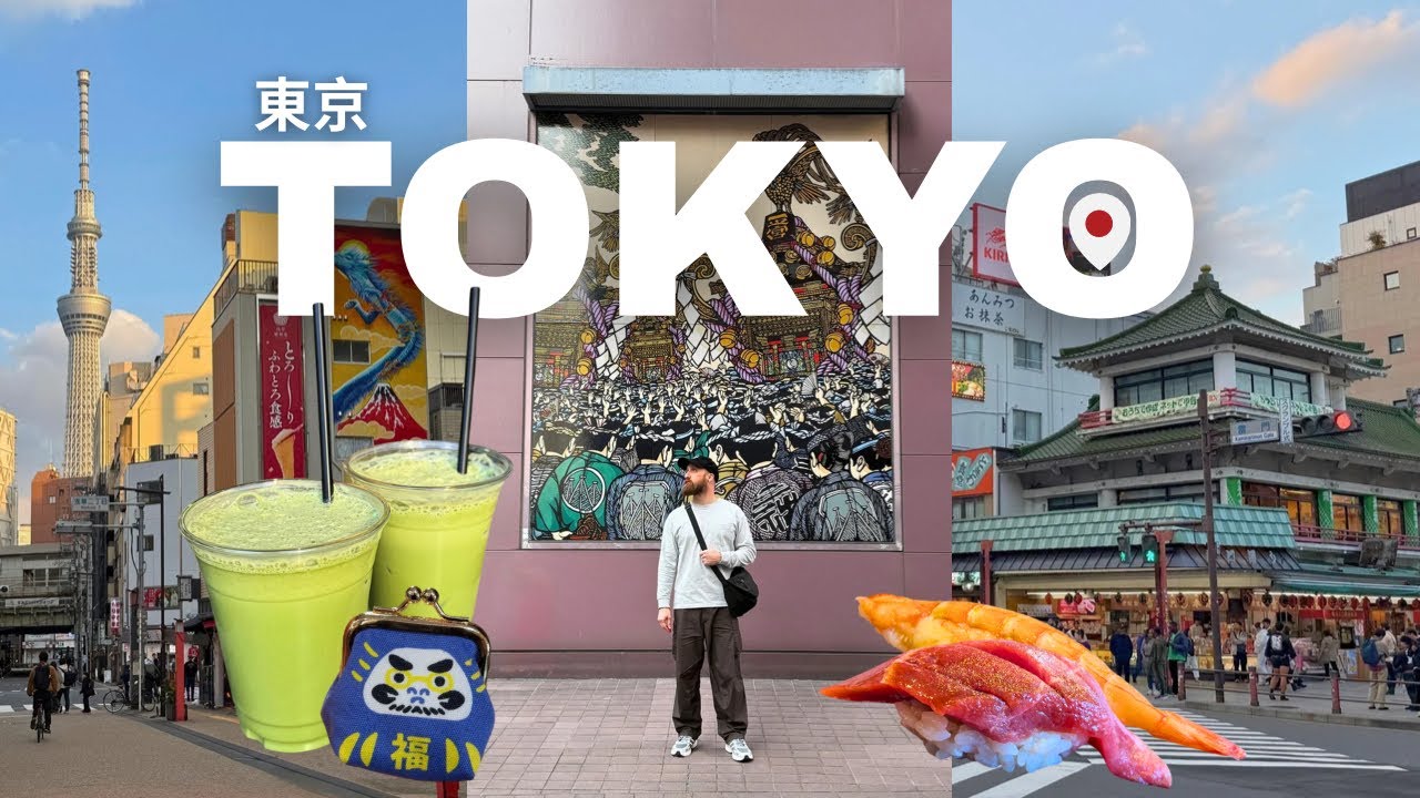 Exploring Asakusa! 🇯🇵 $7 Omakase (Tokyo, Japan Travel Vlog)