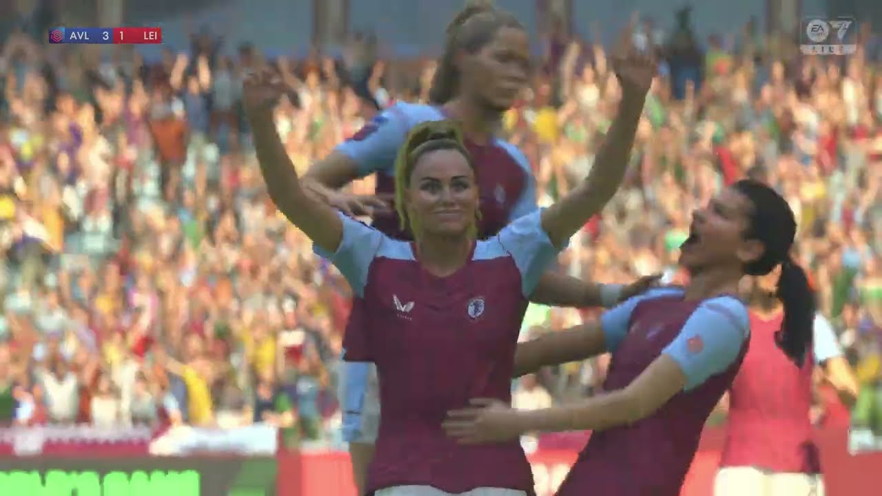 EA FC 24 - Aston Villa Women Vs Leicester City Women - Gameplay (4K UHD)