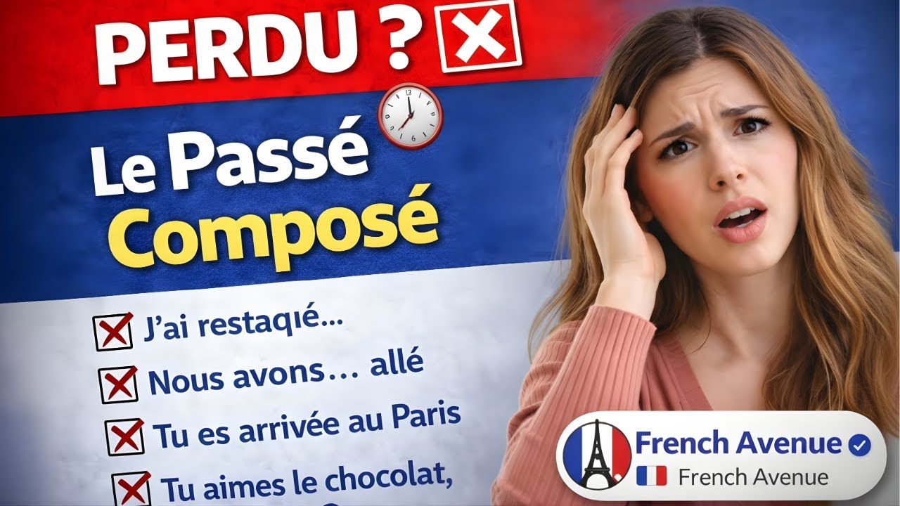 Tu fais encore ces erreurs en Passé Composé ? ❌ | French Avenue Podcast